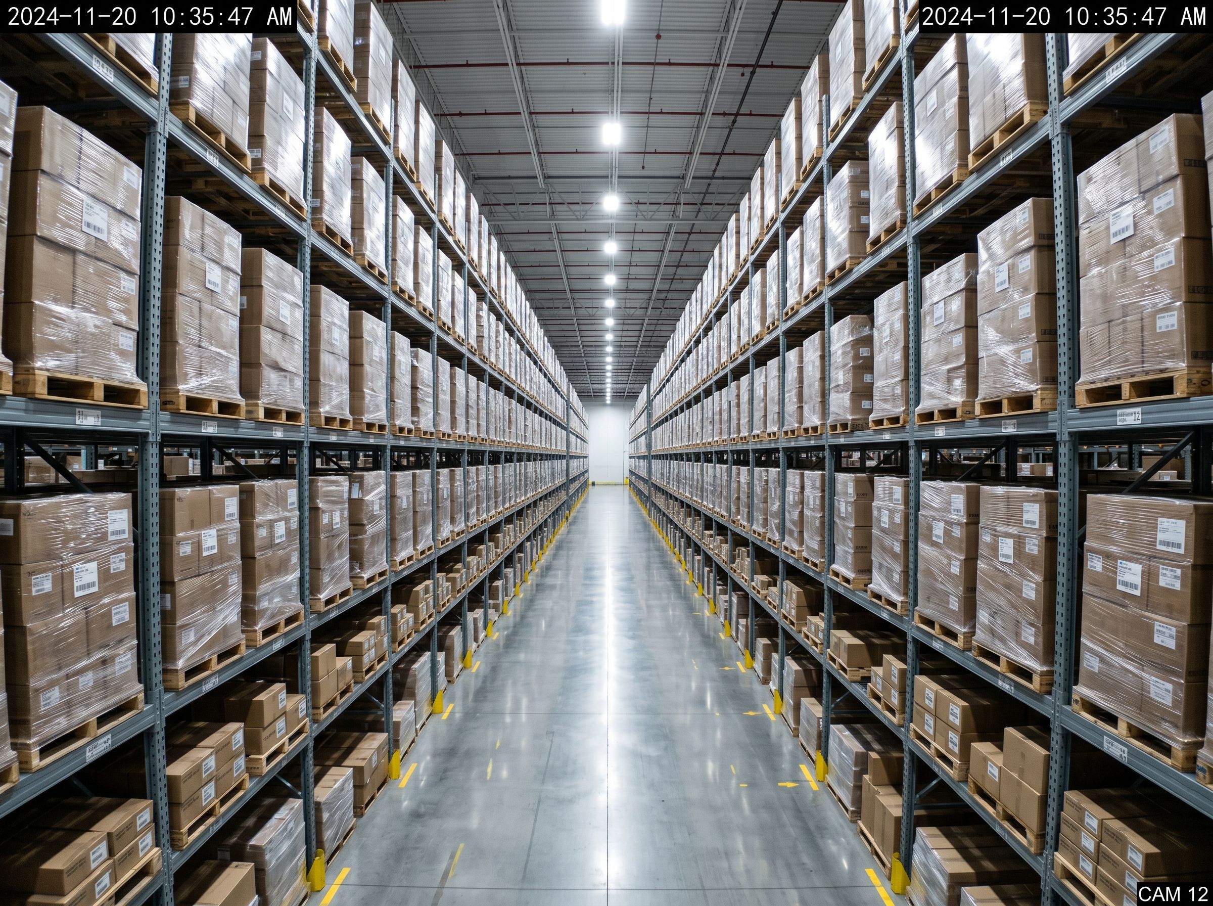Warehouse CCTV live feed